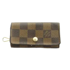ルイヴィトン LOUIS VUITTON ミュルティクレ4 キーケース ダミエ 茶 ブラウン N62631 /SS ■OS
