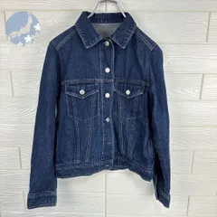 ✅デニムジャケット　ブルー 青色　ベーシック　レディース