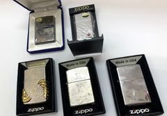 ZIPPO ジッポーライター ドクロシリーズ 5個セット - メルカリ