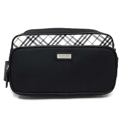 バーバリーブラックレーベル BURBERRY BLACK LABEL ノバチェック ナイロン ウエストバッグ ボディバッグ ブラック 黒