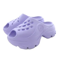 アディダス バイ ステラマッカートニー adidas by Stella McCartney クロッグサンダル 24.5cm 紫 パープル gw2048