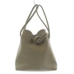 ヴァジック VASIC BOND MINI ハンドバッグ レザー カーキ 緑