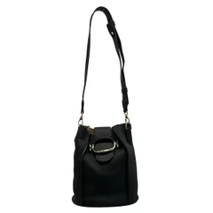 TOD'S(トッズ) ショルダーバッグ - 黒 2way/ストラップ着脱可 レザー
