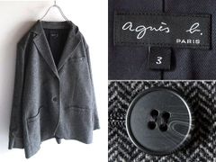 セール ビンテージ agnes b. アニエスベー ウールツイードコート