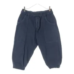 Yohji Yamamoto POUR HOMME (ヨウジヤマモト プールオム) コットンサルエル リブ イージーパンツ ネイビー HO-P46-970