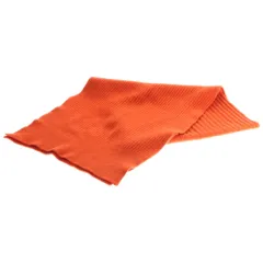 DIESEL BLACK GOLD (ディーゼルブラックゴールド) ハイゲージ リブニット マフラー ストール オレンジ