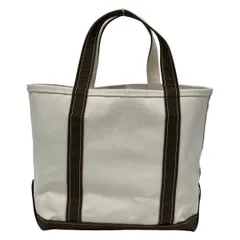 L.L.Bean(エルエルビーン) トートバッグ オリジナル・ボート・アンド・トート・バッグ ミディアム 515600 アイボリー×ダークブラウン