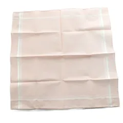 エルメス HERMES ハンカチーフ ジャカード Hレリーフ ピンク 白 ホワイト /SS ■OS ■SH ■OH