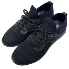 プラダ ローカット スニーカー シューズ ブラック メッシュ ナイロン ロゴ 4E3394 PRADA [サイズ7 1/2(約26.5cm)] 洗練 モダン スタイリッシュ 軽量 快適 デイリー カジュアル スポーティ 人気 定番