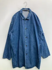 無印良品 デニムジャケット S~M ブルー フードなし 無地 ボタン留め