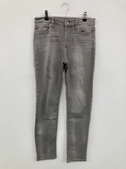 LAUTREAMONT デニムパンツ 40 グレー フルレングス 無地 スキニー・タイト テーパード レギュラー ヴィンテージ