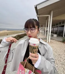 ZARA その他アウター M グレー 無地 ショート丈 フードなし