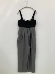 JEANASIS サロペット/オーバーオール S グレー クロップド・半端丈 ナイロン