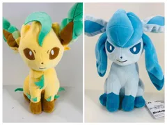 中古 ぬいぐるみ 全2種セット I LOVE EIEVUI スーパーDXぬいぐるみ～リーフィア＆グレイシア～ 「ポケットモンスター ベストウイッシュ」