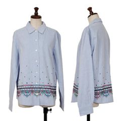 7月末で削除します‼ マドモアゼルノンノン 新品タグ付き刺繍五分袖 
