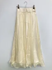 Heather ロングスカート F アイボリー
