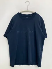 mont-bell Tシャツ/カットソー M ネイビー 前面プリント ブランドロゴ 半袖 ミドル丈 クルーネック(丸首)