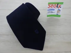 BLACK LABEL CRESTBRIDGE ブラックレーベル クレストブリッジ ネクタイ ネイビー 紺色 中古品