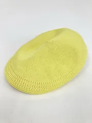 KANGOL ハンチング/ベレー帽 LARGE イエロー ニット
