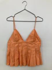ZARA キャミソール M オレンジ