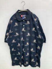 CHAPS RALPH LAUREN ポロシャツ L/G ネイビー その他総柄 半袖