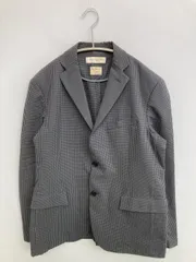 BEAUTY&YOUTH UNITED ARROWS テーラードジャケット S グレー チェック柄 ミドル丈 フードなし シングル