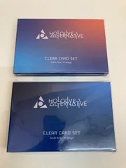 【広店】ホロライブ オルタナティブ クリアカードセット Dawn Blue Story Time 2種セット【718-3577】