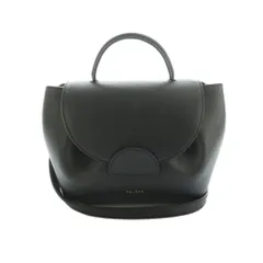 ポレーヌ POLENE numero un nano 2WAY ハンドバッグ ショルダーバッグ レザー 黒 /MI ■OS