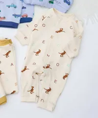 新品　apres les cours（アプレ レ クール）ワッフルカバーオール　 ベビー カバーオール　70cm