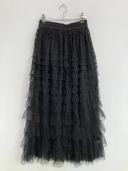 ROPE PICNIC ロングスカート 38 ブラック