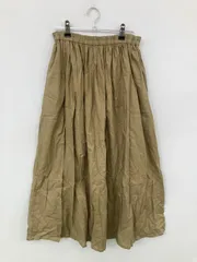 ロングスカート M-L ベージュ