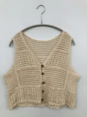 ベスト L ベージュ