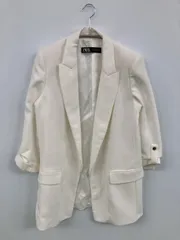 ZARA テーラードジャケット XS ホワイト