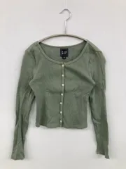 GAP カーディガン/ボレロ XXS グリーン
