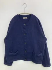 studio CLIP カーディガン/ボレロ L ネイビー
