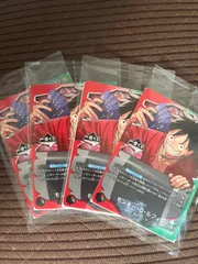 一番くじ　ワンピースカード モンキー・D・ルフィ プロモカード  4枚