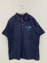 PEANUTS ポロシャツ L ネイビー