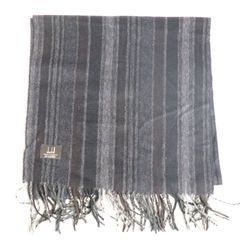 dunhill ネイビー マフラー 100%カシミヤ dunhill ダンヒル カシミヤ100% マフラー ネイビー - メルカリ