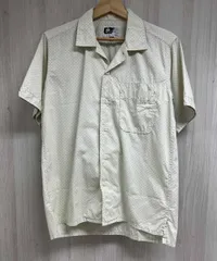 ENGINEERED GARMENTS エンジニアドガーメンツ ネペンテス オープンカラー ドット ベージュ 半袖シャツ メンズ USA製