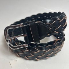 POLO RALPH LAUREN メッシュ レザー ベルト 36/90 - メルカリ