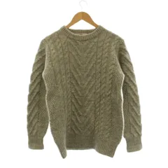 ジャーナルスタンダード レリューム JOURNAL STANDARD relume ニット ウール F グレー ケーブル編み クルーネック 長袖 /JP