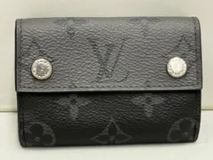 【エントルピー鑑定書】付き／LOUIS VUITTON／ルイヴィトン モノグラム・エクリプス ディスカバリー・コンパクト 財布