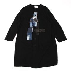 ISABEL BENENATO ペイント加工 リネン ロングコート イタリア製 - メルカリ