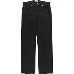 古着 リーバイス Levi's リーバイス501 STRAIGHT LEG BUTTON-FLY ユーロモデル ブラックデニム ストレートデニムパンツ/eaa612033