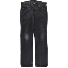 古着 リーバイス Levi's 501-0660 ブラックデニム ストレートデニムパンツ メンズw35相当/eaa612034