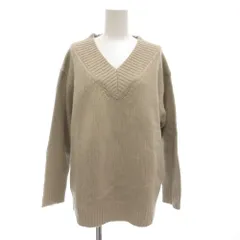 ジャーナルスタンダード レリューム JOURNAL STANDARD relume ニット セーター F 長袖 Vネック ベージュ /AE