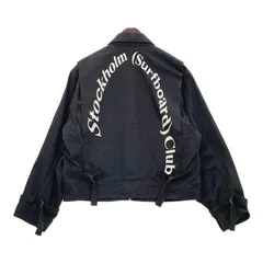Stockholm Surfboard Club ストックホルムサーフボードクラブ ワークジャケット ブルゾン メンズ Sサイズ ブラック アウター DM17996■