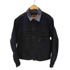 リーバイス Levis 別注 2nd Type トラッカー ジャケット 襟レザー メンズ import：M 