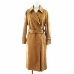 23区 オンワード樫山 トレンチコート ロング丈 ベルト付き 30 茶 ブラウン CMWSBW1301 /AN30