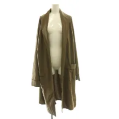 ナノユニバース nano universe ガウンコート ロング L 茶 ブラウン /SS ■OS